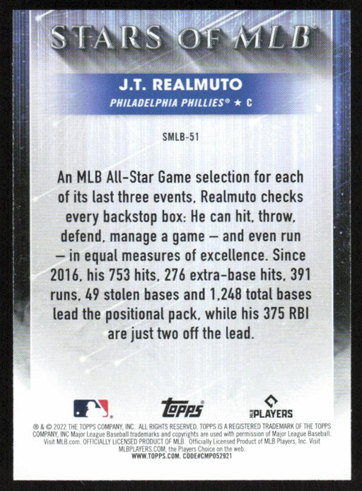 JT Realmuto 2022 Topps Series 2 # SMLB-51 Stars of MLB Philadelphia Phillies - Collectible Craze America