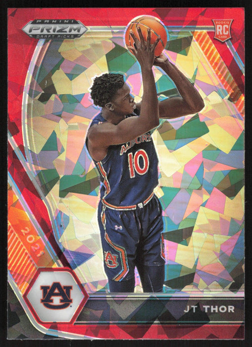 JT Thor 2021 Panini Prizm Draft Picks # 28 RC Red Ice Prizm Auburn Tigers - Collectible Craze America