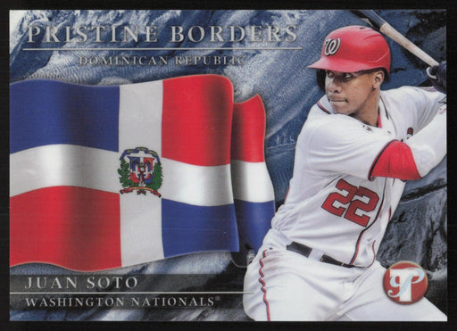 Juan Soto 2022 Topps Pristine # PB-15 Pristine Borders Insert Washington Nationals - Collectible Craze America