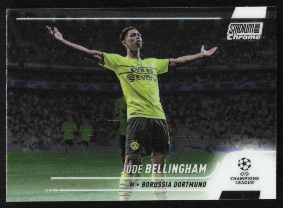 Jude Bellingham 2021 Topps Stadium Club Chrome UEFA Champions League # 22 Borussia Dortmund Base - Collectible Craze America