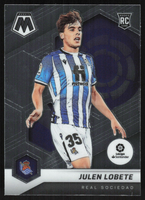 Julen Lobete 2021 Panini Mosaic La Liga # 179 RC Real Sociedad Base - Collectible Craze America