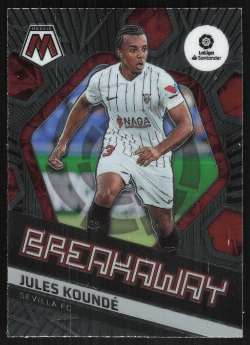 Jules Kounde 2021 Panini Mosaic La Liga # 26 Breakaway Sevilla FC - Collectible Craze America