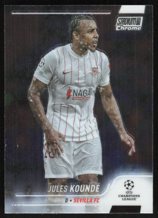 Jules Kounde 2021 Topps Stadium Club Chrome UEFA Champions League # 63 Sevilla FC Base - Collectible Craze America