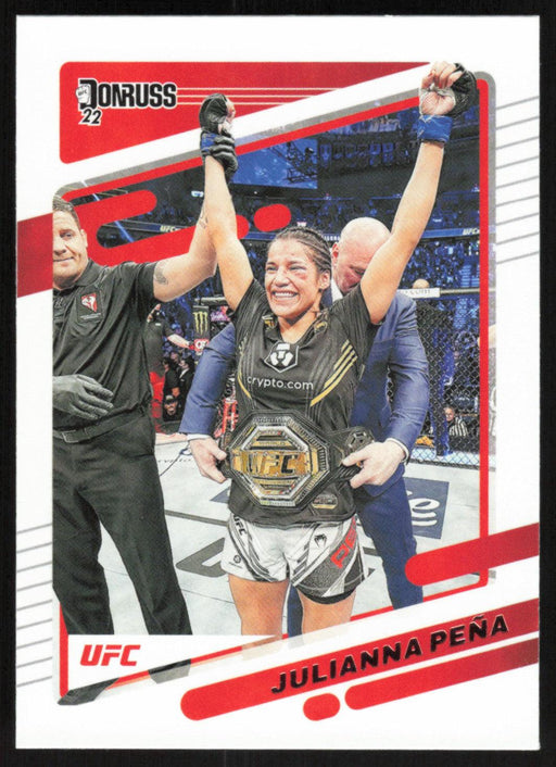 Julianna Pena 2022 Panini Donruss UFC Base # 52 Bantamweight - Collectible Craze America