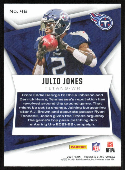 Julio Jones 2021 Panini Rookies & Stars # 48 Tennessee Titans Base - Collectible Craze America