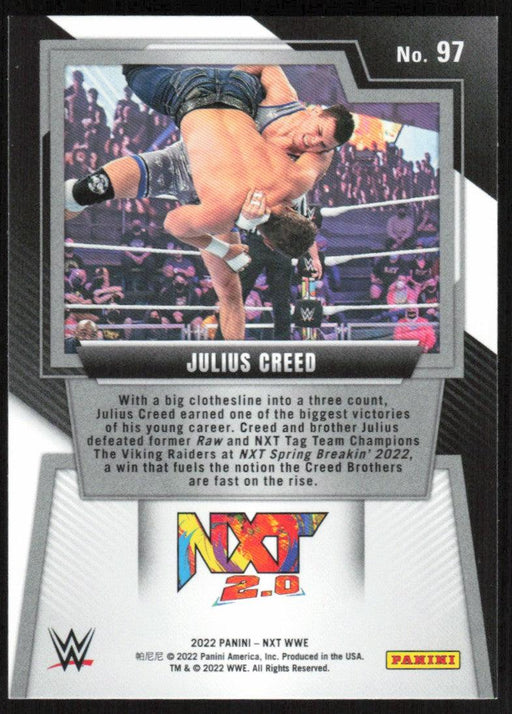 Julius Creed 2022 Panini NXT WWE # 97 RC Base NXT 2.0 - Collectible Craze America