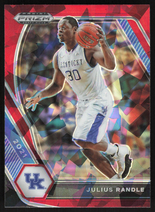 Julius Randle 2021 Panini Prizm Draft Picks # 75 Red Ice Prizm Kentucky Wildcats - Collectible Craze America