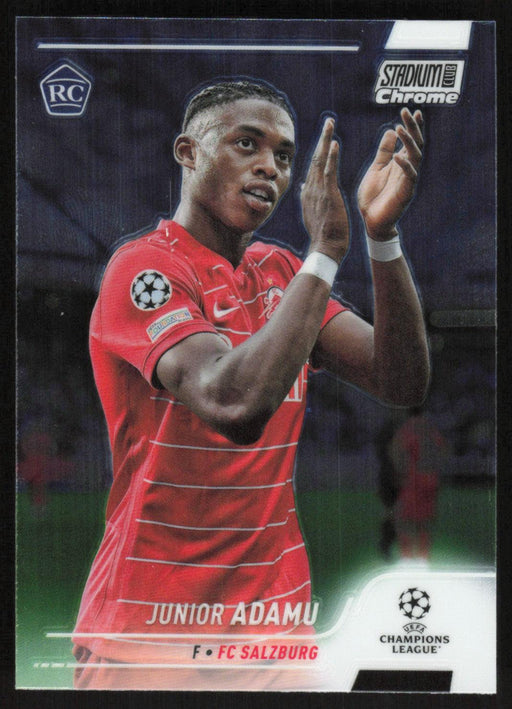 Junior Adamu 2021 Topps Stadium Club Chrome UEFA Champions League # 53 RC FC Salzburg Base - Collectible Craze America