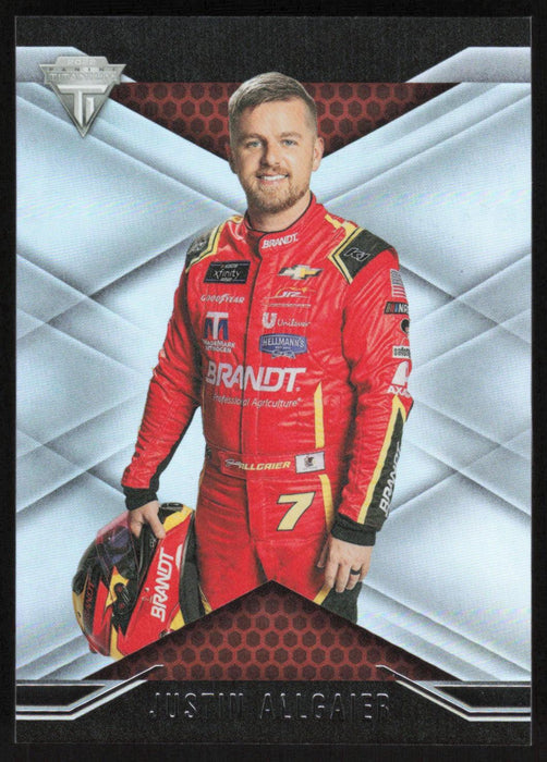 Justin Allgaier 2022 Panini Chronicles Racing Titanium # 3 - Collectible Craze America