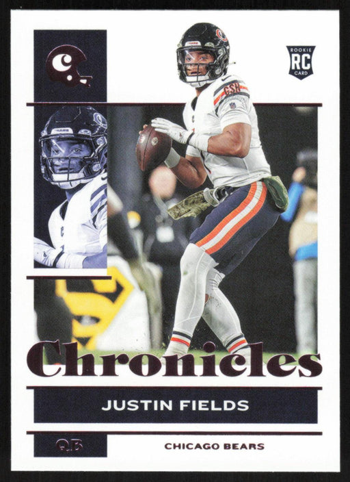 Justin Fields 2021 Panini Chronicles # 19 RC Pink Chicago Bears - Collectible Craze America