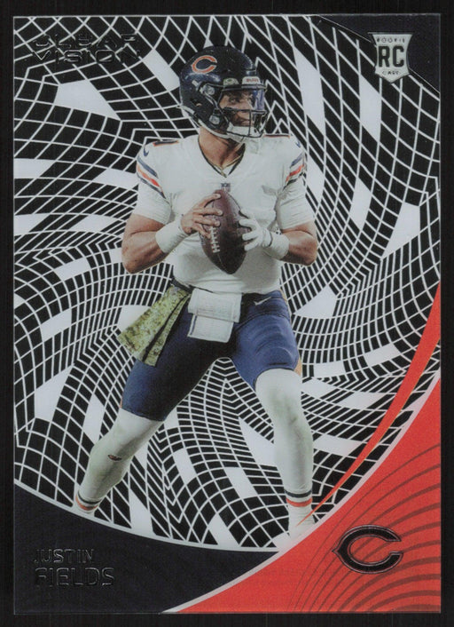 Justin Fields 2021 Panini Chronicles Clear Vision # CVR-10 RC Chicago Bears - Collectible Craze America