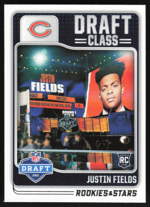 Justin Fields 2021 Panini Rookie & Stars # DC-9 RC Draft Class Chicago Bears - Collectible Craze America