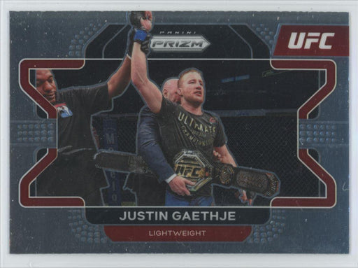 Justin Gaethje 2022 Panini Prizm UFC # 44 - Collectible Craze America
