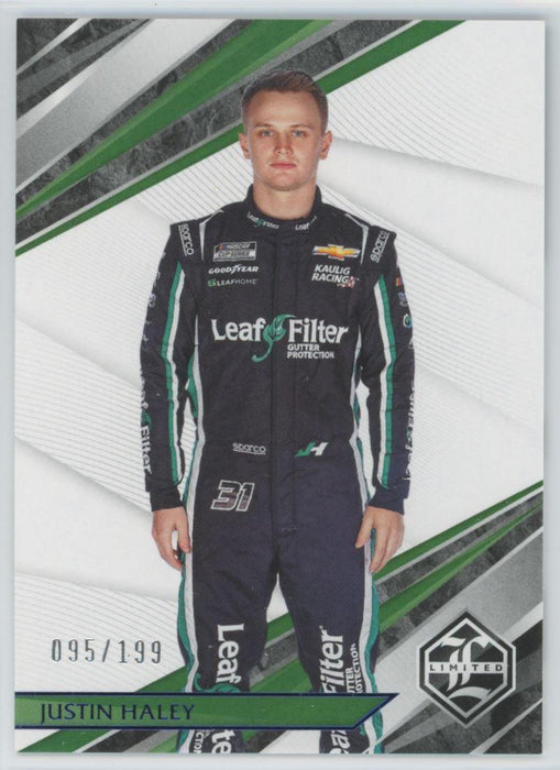 Justin Haley 2022 Panini Chronicles Racing Limited # 16 Blue 95/199 - Collectible Craze America