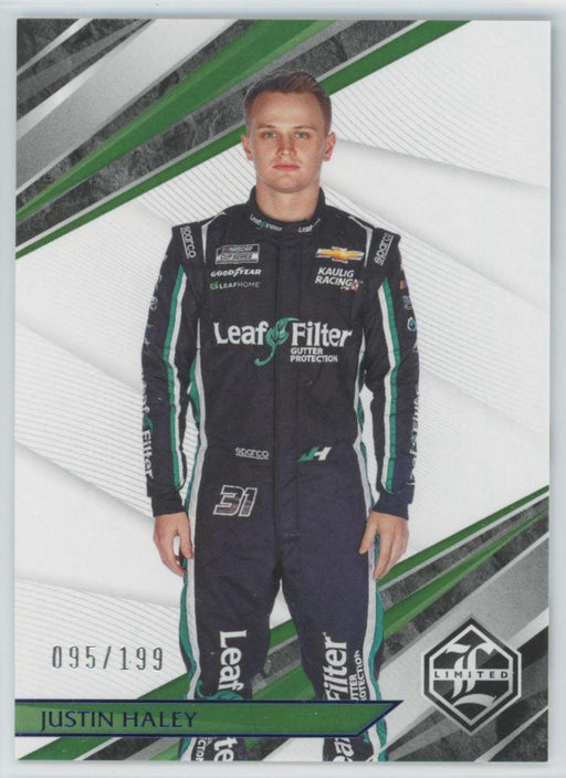 Justin Haley 2022 Panini Chronicles Racing Limited # 16 Blue 95/199 - Collectible Craze America