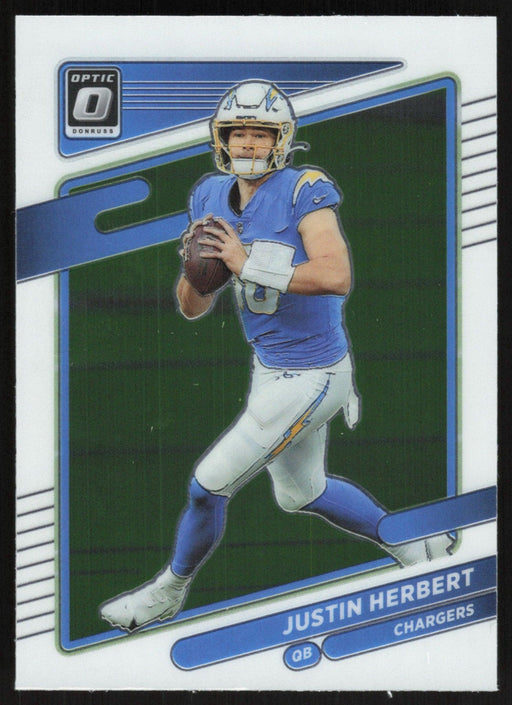 Justin Herbert 2021 Donruss Optic # 47 Los Angeles Chargers - Collectible Craze America