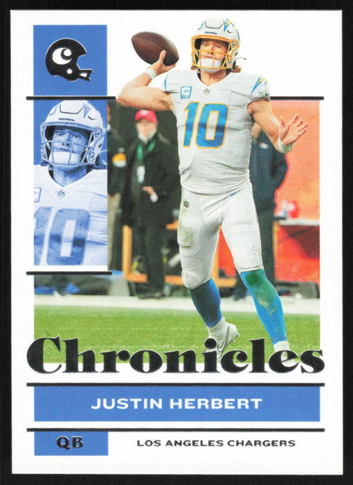 Justin Herbert 2021 Panini Chronicles # 68 Los Angeles Chargers Base - Collectible Craze America