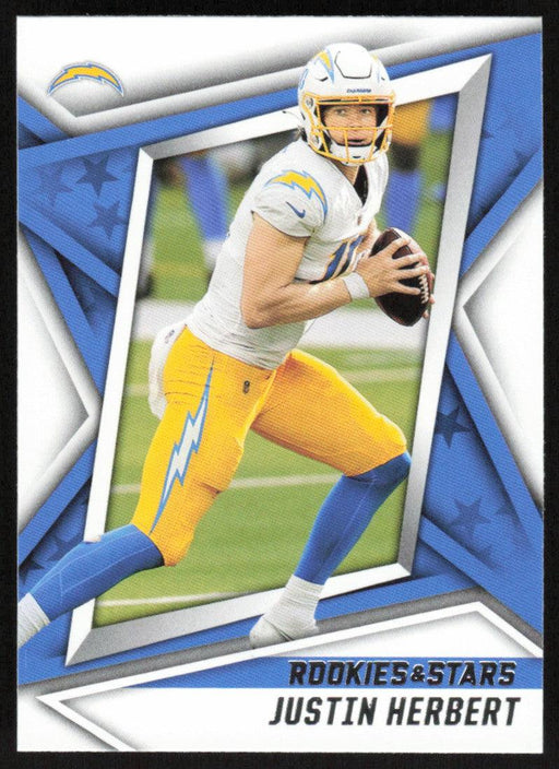 Justin Herbert 2021 Panini Rookies & Stars # 75 Los Angeles Chargers Base - Collectible Craze America