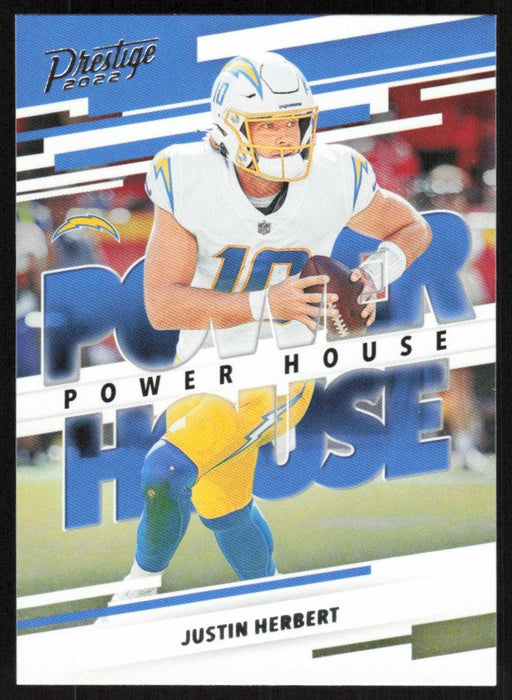 Justin Herbert 2022 Panini Prestige Power House # PH-2 Insert Los Angeles Chargers - Collectible Craze America