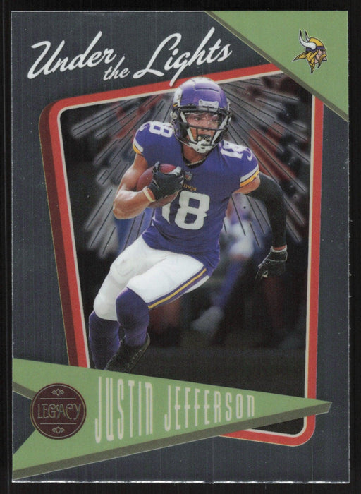 Justin Jefferson 2022 Panini Legacy Under the Lights # UL-39 Minnesota Vikings - Collectible Craze America