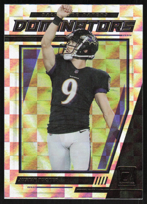 Justin Tucker 2021 Donruss Dominators # D2 Baltimore Ravens - Collectible Craze America