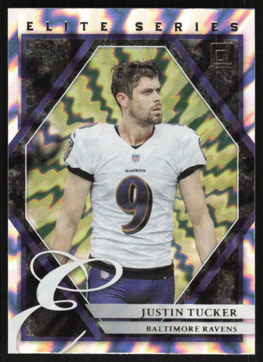 Justin Tucker 2021 Donruss Elite Series # ES-JTU Baltimore Ravens - Collectible Craze America