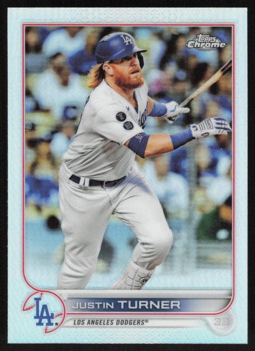 Justin Turner 2022 Topps Chrome # 194 Refractor Los Angeles Dodgers —  Collectible Craze America