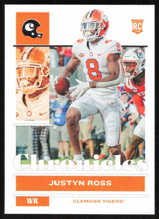 Justyn Ross 2022 Panini Chronicles Draft Picks # 23 RC Clemson Tigers - Collectible Craze America