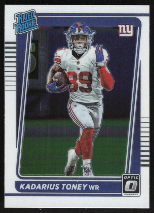 Kadarius Toney 2021 Donruss Optic Rated Rooke # 212 RC New York Giants Base - Collectible Craze America