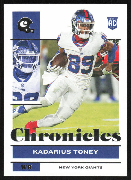 Kadarius Toney 2021 Panini Chronicles # 67 RC New York Giants Base - Collectible Craze America