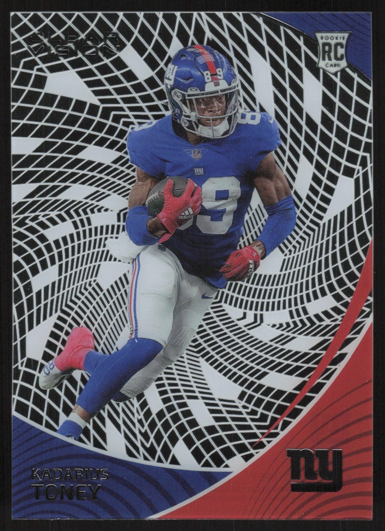 Kadarius Toney 2021 Panini Chronicles Clear Vision # CVR-13 RC New Yor -  Collectible Craze America