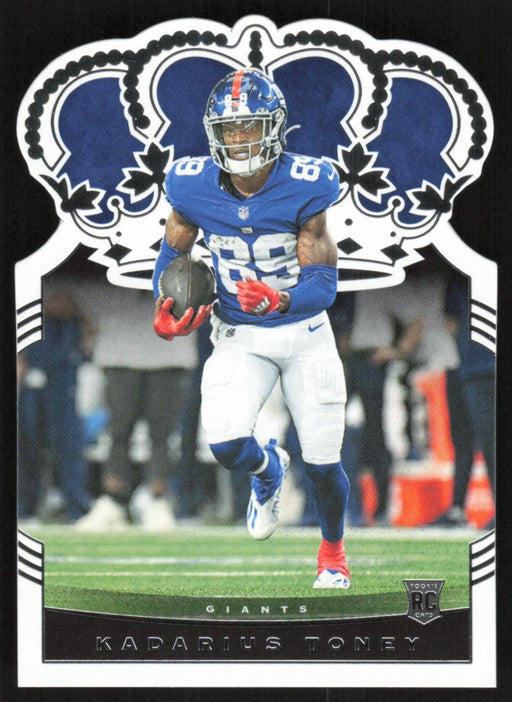 Kadarius Toney 2021 Panini Chronicles Crown Royale Rookies # CR-27 RC Die-Cut New York Giants - Collectible Craze America