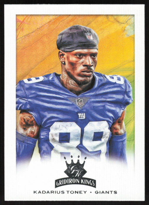 Kadarius Toney 2021 Panini Chronicles Gridiron Kings # GK-27 RC New York Giants - Collectible Craze America