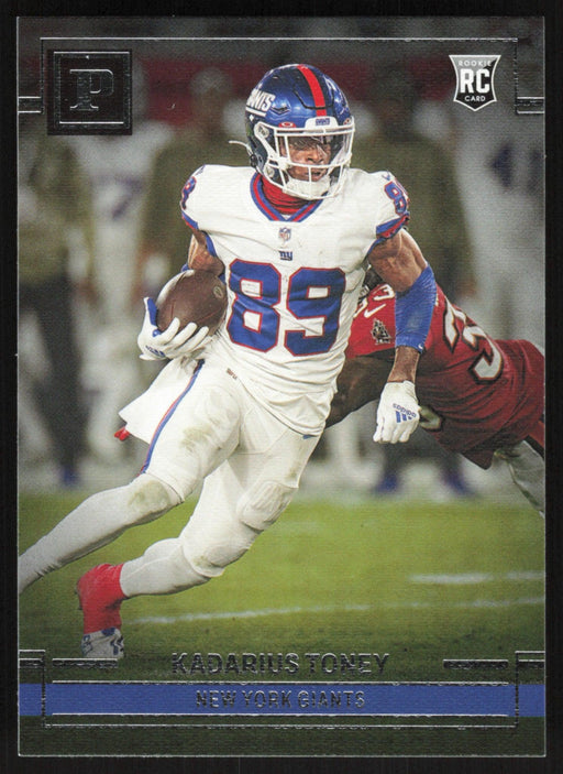 Kadarius Toney 2021 Panini Chronicles Panini # PA-27 RC New York Giants - Collectible Craze America