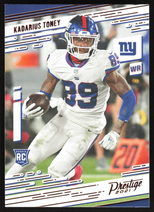 Kadarius Toney 2021 Panini Chronicles Prestige # 214 RC New York Giants - Collectible Craze America