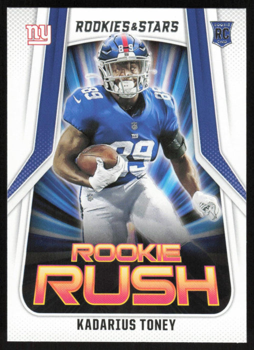 Kadarius Toney 2021 Panini Rookie & Stars # RR-11 RC Rookie Rush New York Giants - Collectible Craze America