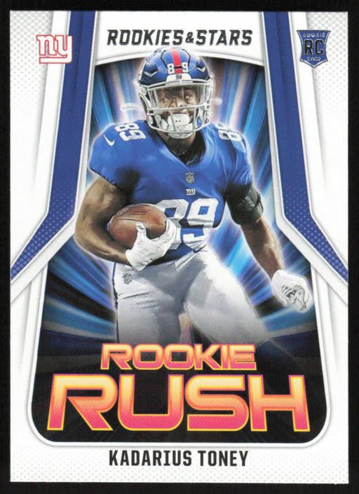 Kadarius Toney 2021 Panini Rookie & Stars # RR-11 RC Rookie Rush New York Giants - Collectible Craze America