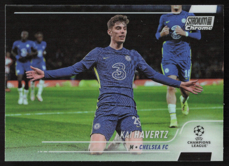 Kai Havertz 2021 Topps Stadium Club Chrome UEFA # 29 Refractor Chelsea FC - Collectible Craze America