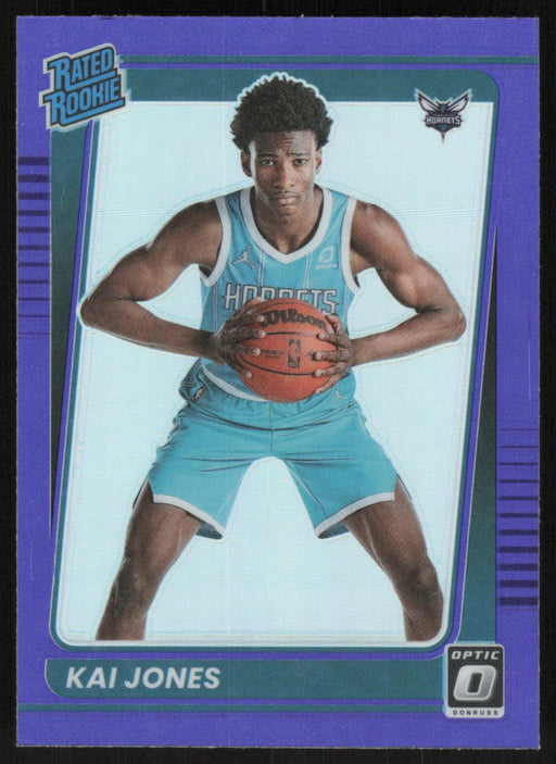 Kai Jones 2021 Panini Donruss Optic # 182 RC Purple Charlotte Hornets - Collectible Craze America