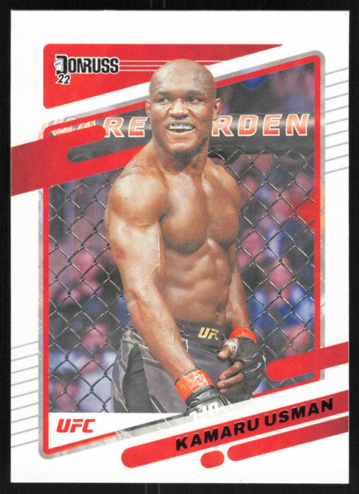 Kamaru Usman 2022 Panini Donruss UFC Base # 72 Welterweight - Collectible Craze America