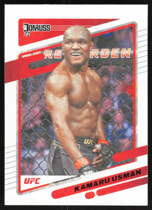 Kamaru Usman 2022 Panini Donruss UFC Base # 72 Welterweight - Collectible Craze America