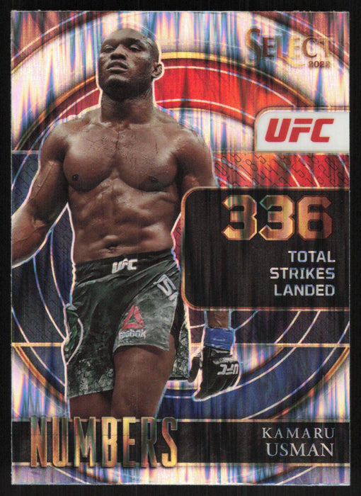 Kamaru Usman 2022 Panini Select UFC # 1 Numbers Prizm - Collectible Craze America