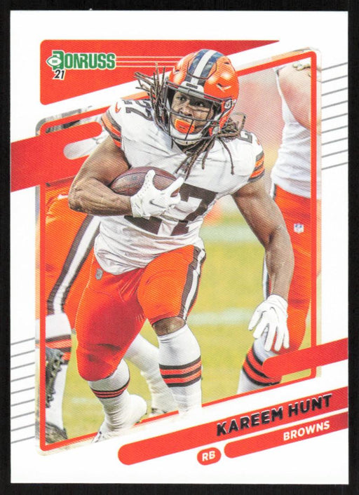 Kareem Hunt 2021 Donruss Football # 197 Cleveland Browns Base - Collectible Craze America