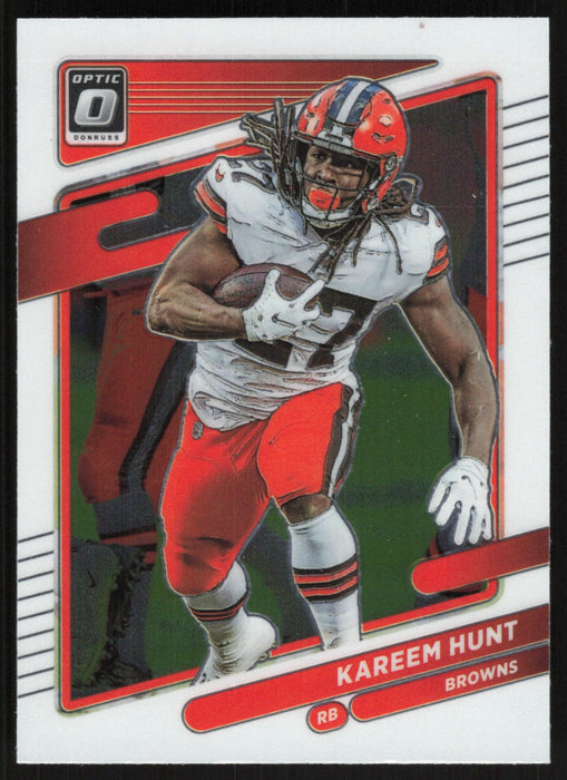 Kareem Hunt 2021 Donruss Optic # 142 Cleveland Browns - Collectible Craze America