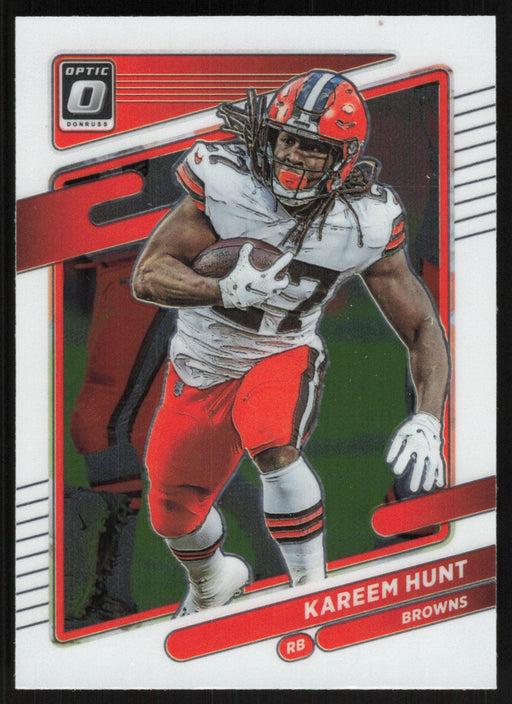 Kareem Hunt 2021 Donruss Optic # 142 Cleveland Browns - Collectible Craze America