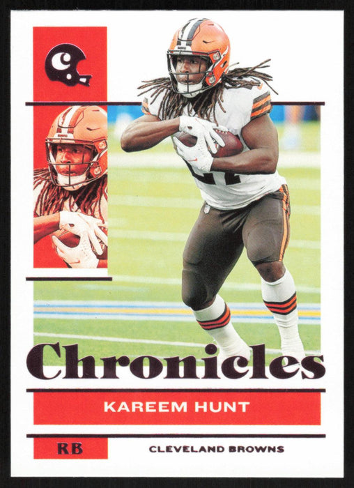 Kareem Hunt 2021 Panini Chronicles # 24 Pink Cleveland Browns - Collectible Craze America