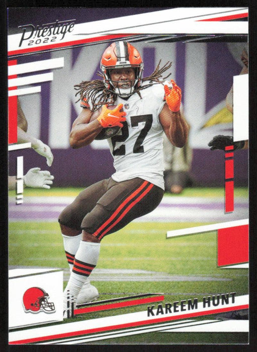 Kareem Hunt 2022 Panini Prestige # 69 Cleveland Browns - Collectible Craze America