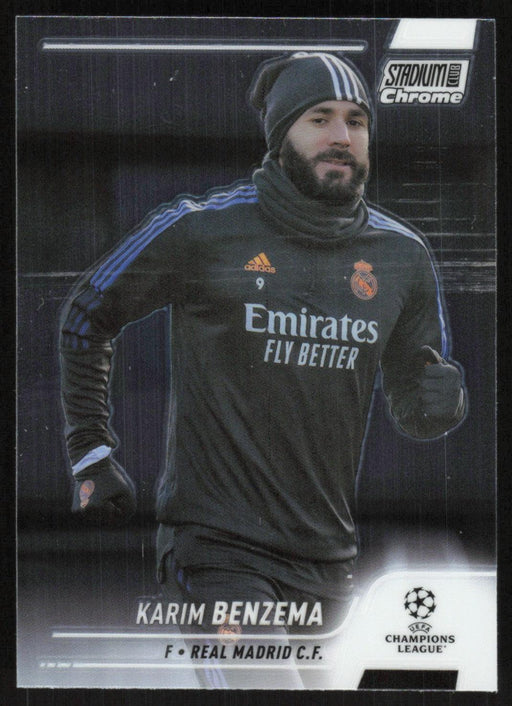 Karim Benzema 2021 Topps Stadium Club Chrome UEFA Champions League # 68 Real Madrid C.F. Base - Collectible Craze America