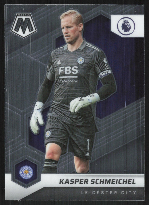 Kasper Schmeichel 2021 Panini Mosaic Premier League # 25 Leicester City Base - Collectible Craze America