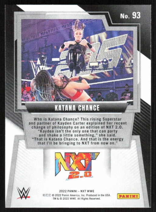 Katana Chance 2022 Panini NXT WWE # 93 Base NXT 2.0 - Collectible Craze America